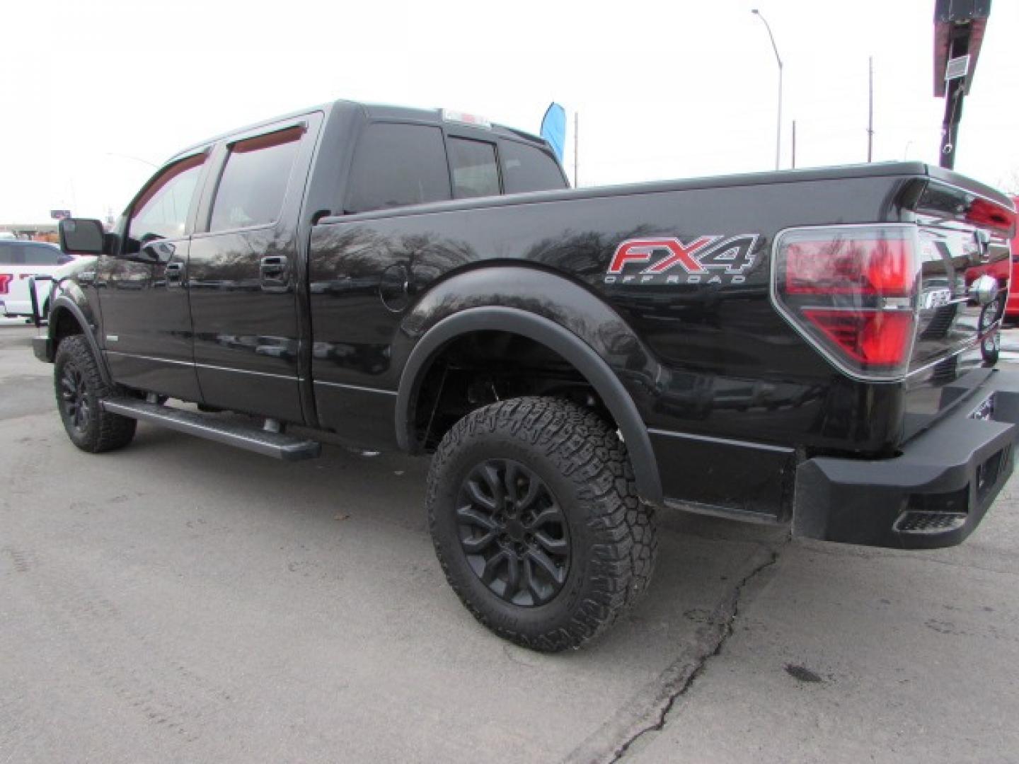 2014 Black /Black Leather Ford F-150 FX4 (1FTFW1ET3EK) with an 3.5L Ecocoost Twin Turbo V6 engine, 6 speed automatic transmission, located at 4562 State Avenue, Billings, MT, 59101, (406) 896-9833, 45.769516, -108.526772 - 2014 Ford F-150 FX4 SuperCrew 4WD - Low miles - Lots of custom items! 3.5L Ecoboost twin turbo engine - 6 speed automatic transmission - 4WD - 95,762 miles - Inspected and serviced - copy of inspection and work performed as well as a full history report provided - Financing available! FX4 Luxu - Photo#1